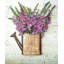 Toile de fleurs de renard mauve mauve | Décoration de chambre rustique