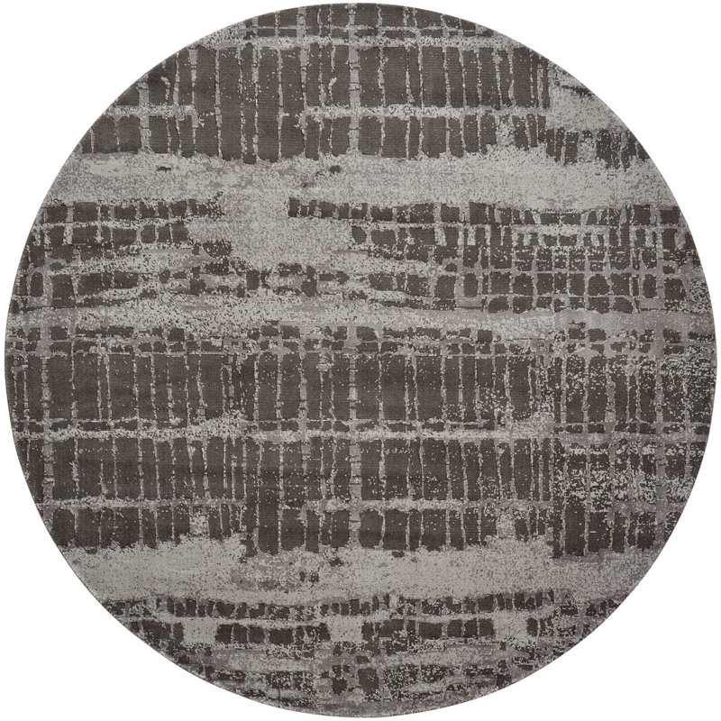 Tapis brun Stanton, Rond 8 pi