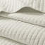 Courtepointe crème 3 pièces double / grand - doux et réversible avec rembourrage en coton, coton microfibre, solution de literie anti-odeurs-128128317-128128320