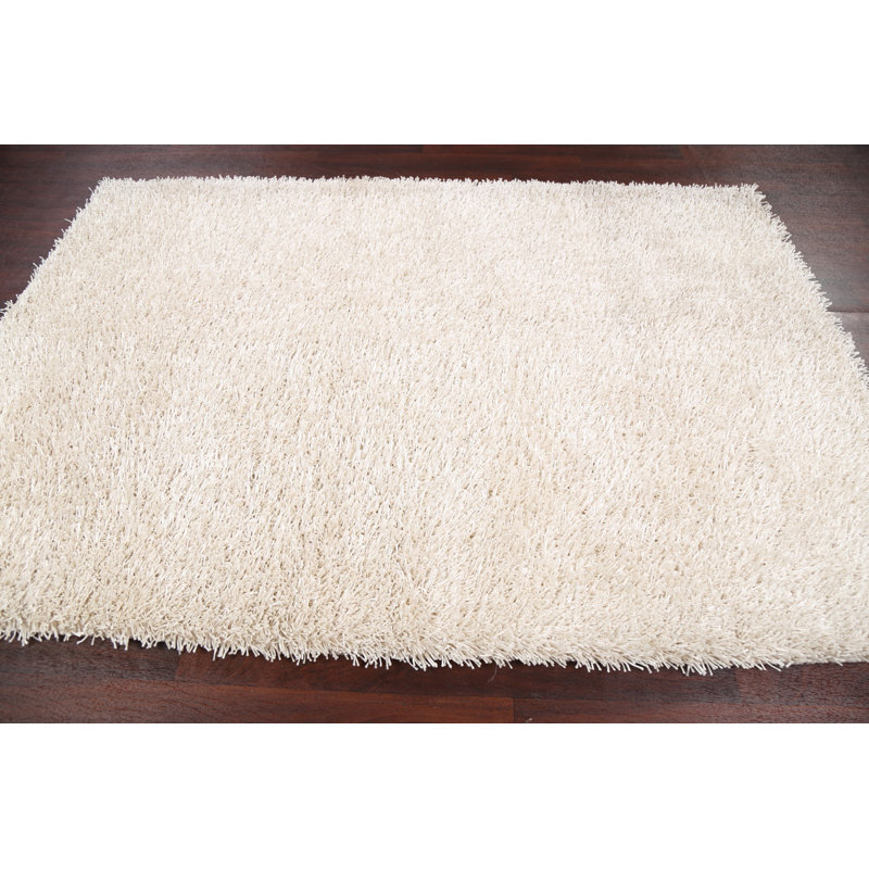 Tapis ivoire touffeté à la main Kamili