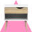 Justus 19.76 " W Standard Drawer Nightstand-2093802758