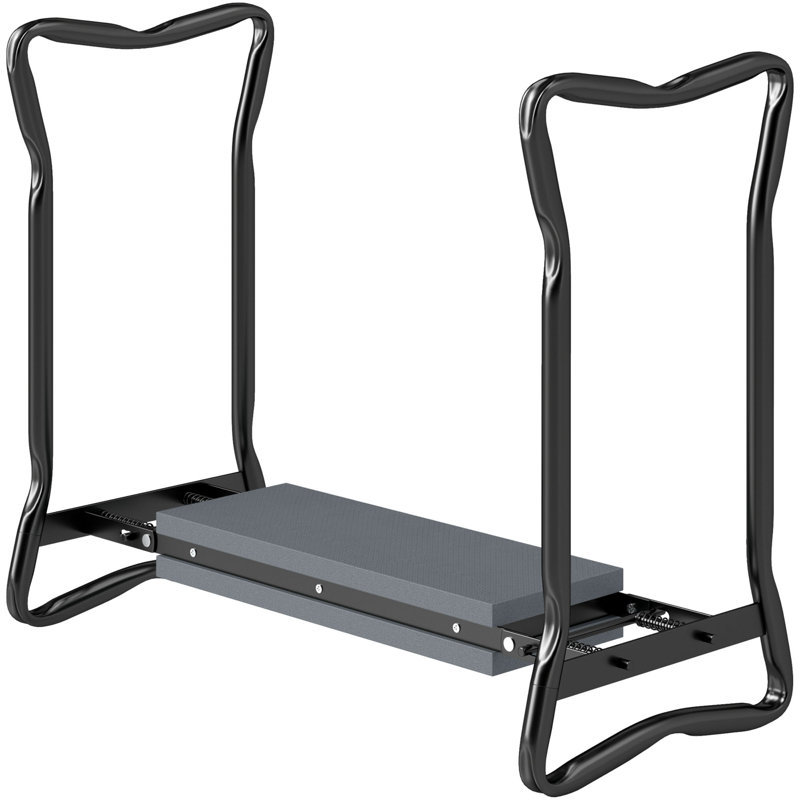 Garden Kneeler and Tabouret, chaise pliante à genoux