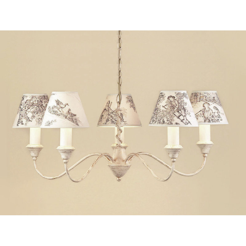 Ilyes 5 - Light Shaded Chandelier