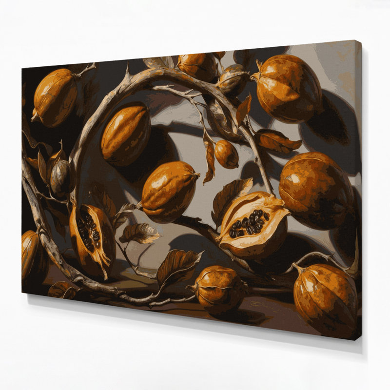 «Fruit Tamarind», art mural sur toile, H 16 po x l 20 po