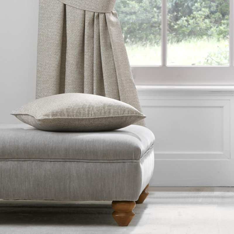 Pembrey Square Cushion Cover, Natural