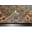 Tapis de zone en laine brun/beige 8 pi x 11 pi "one-of-kind" noué la agra Sipsey