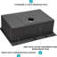 Évier noir en acier inoxydable de calibre 16 - 33 po x 22 po avec surface hygiénique, 33 po de qualité