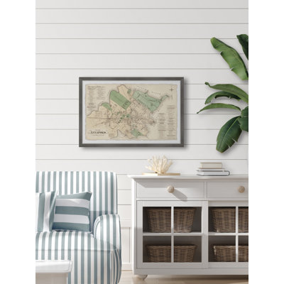 Carte d'Annapolis - cadre photo
