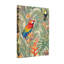Animaux, oiseaux tropicaux et motif de fleurs exotiques-804373781