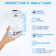 LED BR30 Smart Light Bulbs, Dimmable RGBCW, WiFi Colour Changing, E26 Base