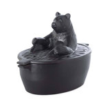 Bear in Bath Wood Stove Steamer