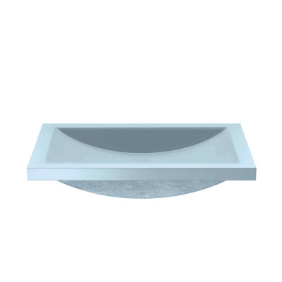 NativeStone Handmade Rectangular Undermount Bathroom Sink