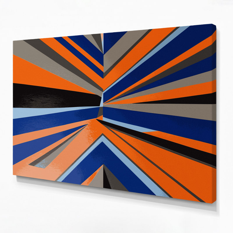 Art mural rigide sur toile 65 "Hard Edge", H 11 po x l 14 po