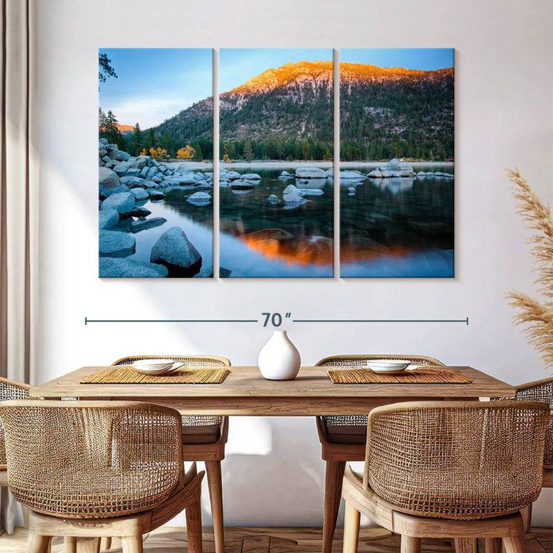 Alvord Rocky Lake Tahoe, 42" H x 65" W