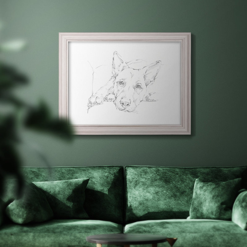 Lazy Dog IV, H 29 po x l 41 po x P 2,5 po, Brun