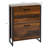 Industrial Shoe Cabinet With 2 Flip Drawers, Freestanding Shoe Storage Cabinet For 12 Pairs, Narrow Slim Shoe Rack For Entryway, Hallway, Rustic