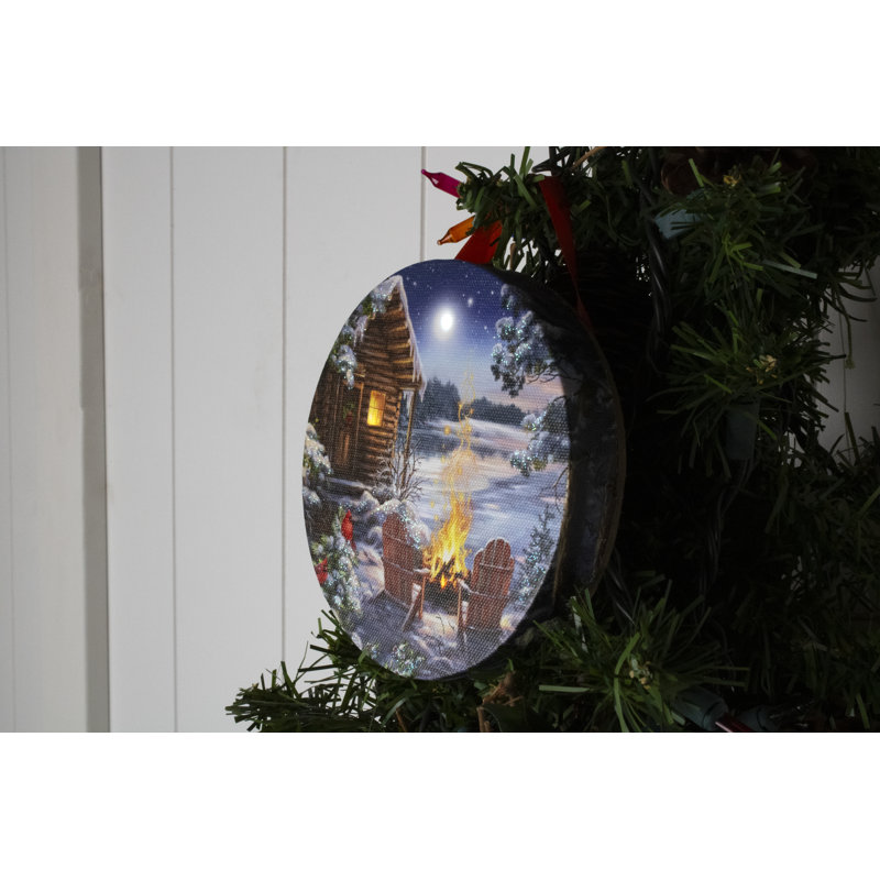Décoration de Noël DEL au lac