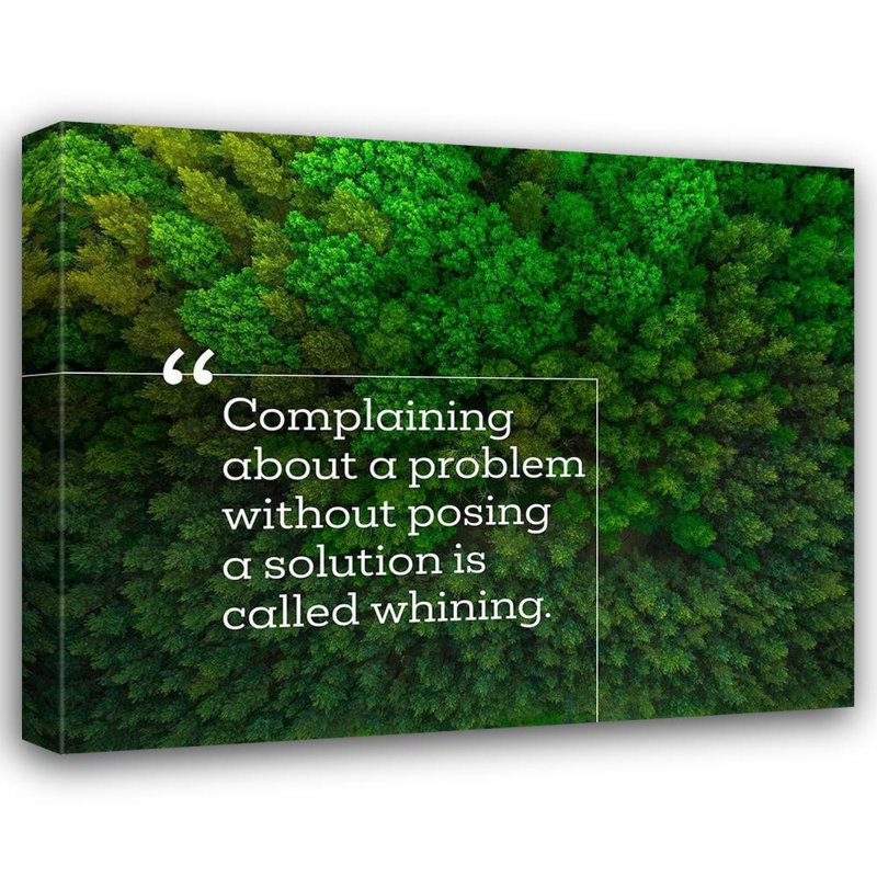 Ophelia & Co., art tendu sur toile tendue avec la galerie ArtsyQuotes: Teddy Roosevelt Citation: Posing a Solution