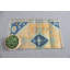 Tapis turc Oushak classique rétro en jaune pour porte d'entrée et cuisines - Article 2270