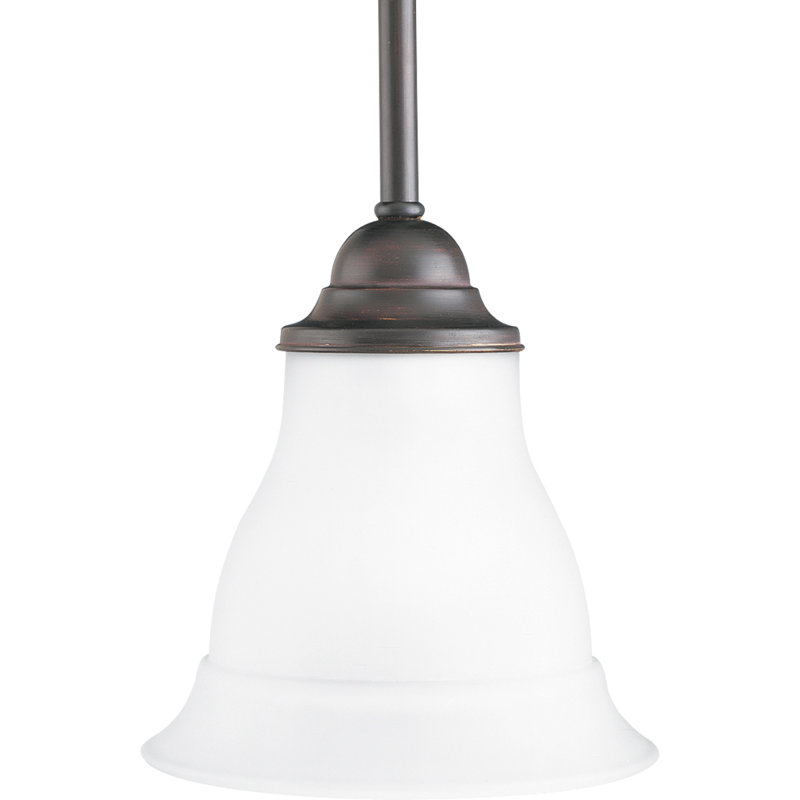 Luminaire suspendu à 1 lumière Wanette, Bronze antique, E26/moyen (standard)