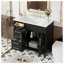 Meuble-lavabo simple 36 po avec plateau Dhananjay