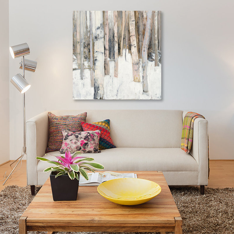 «Warm Winter Light I», reproduction d'impression sur toile tendue, H 18 po x l 18 po x P 1,5 po, Toile tendue, Pas de tapis