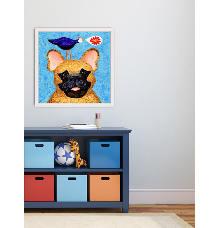 Janet Nelson - Single Picture Frame Painting, 51cm H x 51cm W x 3.81cm D