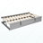 Twin Size Upholstered Daybed With Trundle, Storage Shelves, USB & Outlet (Gray)-974717839