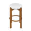 Tabouret de bar intérieur en bois rembourré-211873799