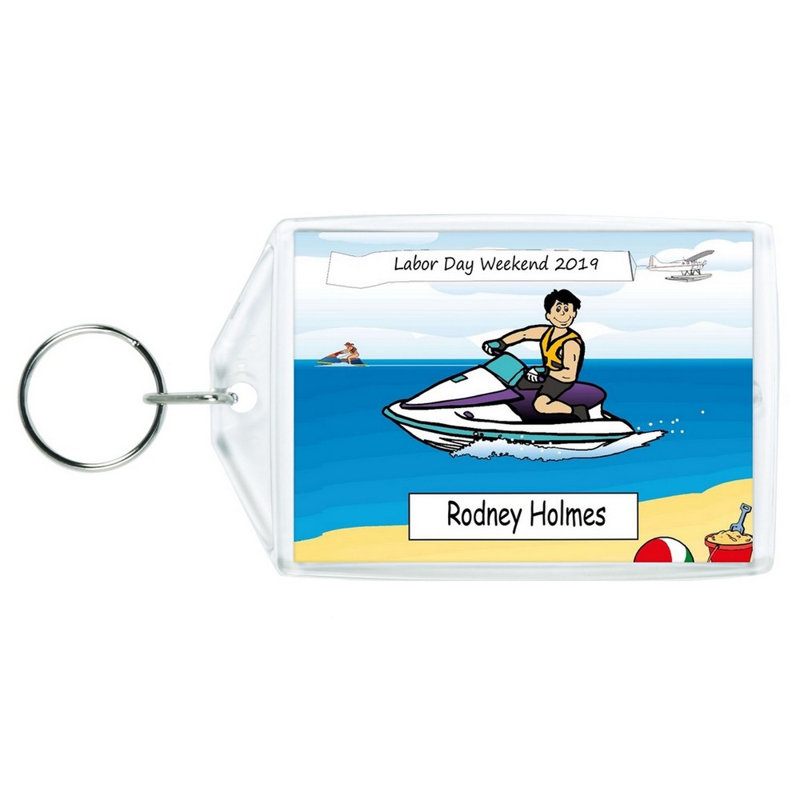 Porte-clés jet ski personnalisé, Oui