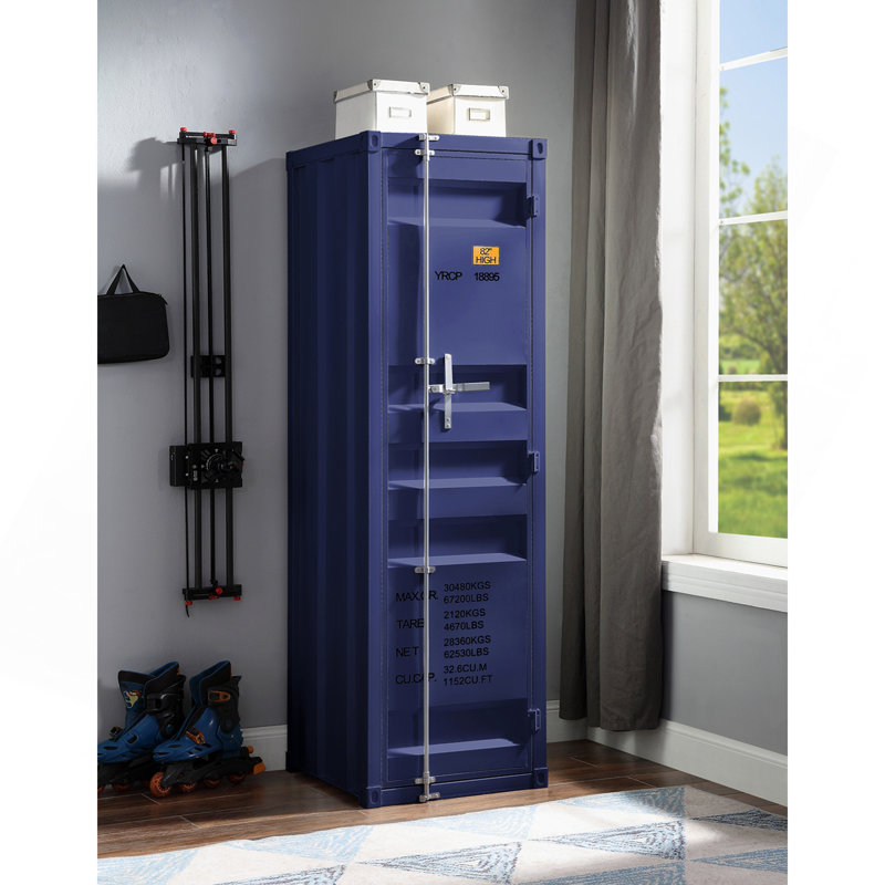 Cargo Blue Finish Wardrobe