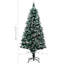 Arbre de Noël artificiel vidaXL avec DEL et ensemble de boules et pommes de pin-1461805418