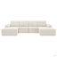 Canapé modulaire en forme de U de Boneless-779608146
