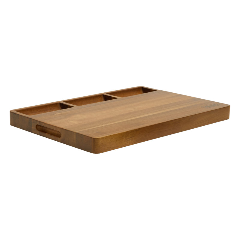 Viking 20-Inch Acacia Wood Reversible Butcher Block