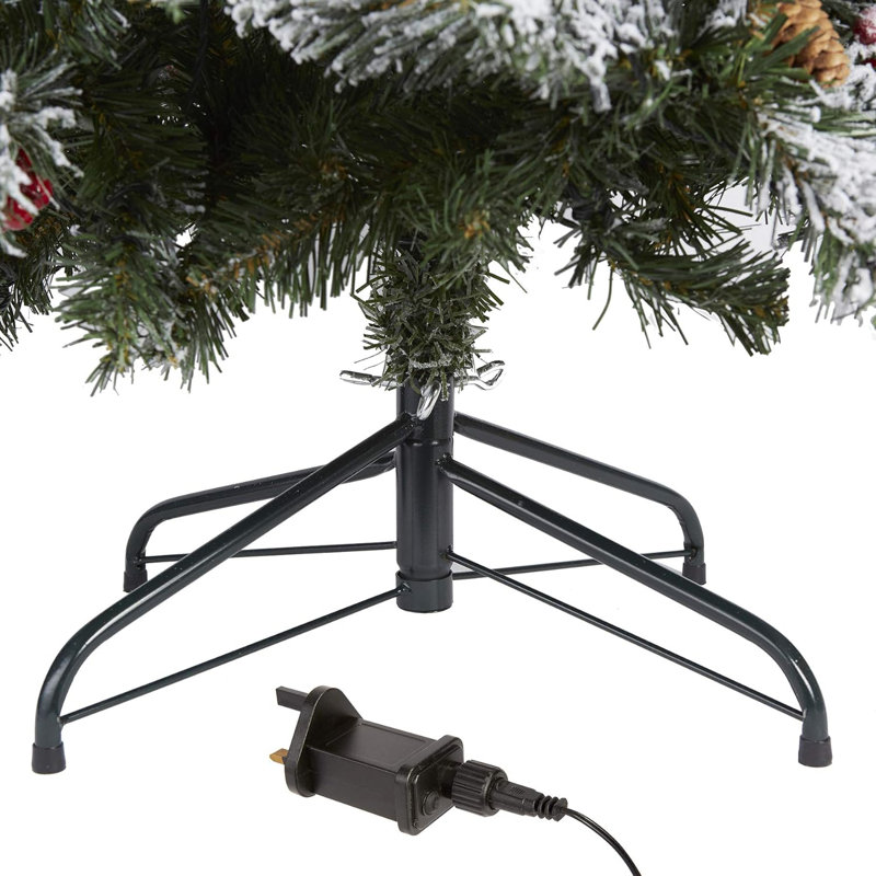 2.36' H Lighted Artificial Pine Christmas Tree