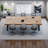 8-person Rectangular Solid Wood Conference Table