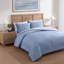 Tommy Hilfiger Classic Texture Cotton Light Blue Comforter Set-113930649-113930648