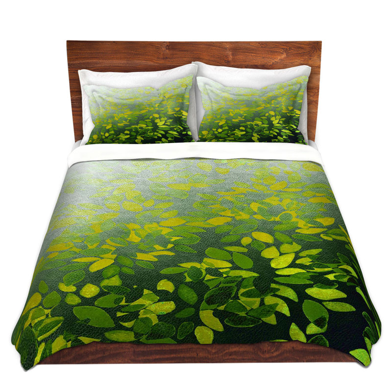 Ensemble de housse de couette à laver floral, 1 housse + 2 taies très grand lit, Rose
