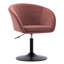 Velvet Swivel Barrel Chair-2003668692