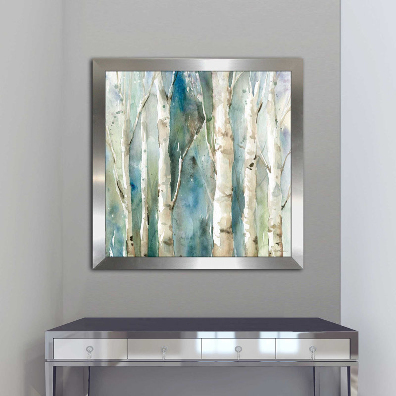 River Birch I par Carol Robinson - reproduction de cadre photo, H 27,5 po x l 27,5 po x P 0,75 po