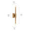 Applique murale en acier Ashyla-876690666