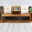 Coussins décoratifs carrés 19 po - beige-458997779