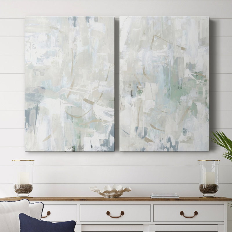 Impasto Poem I-Premium Gallery Wrapped Canvas -Ready to Hang, 18" H x 24" W