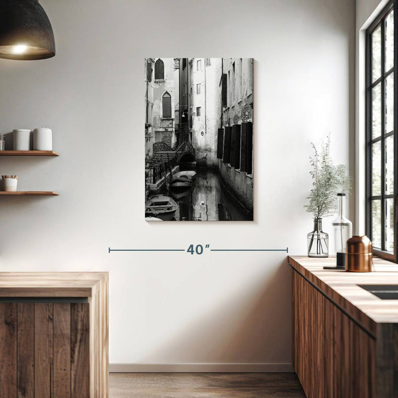 Aime la vieille Venise, H 36 po x l 24 po