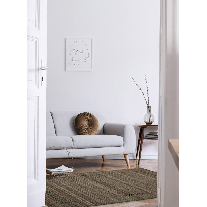 Kashkuli Gabbeh Grey Rug 5'0" x 8'0"