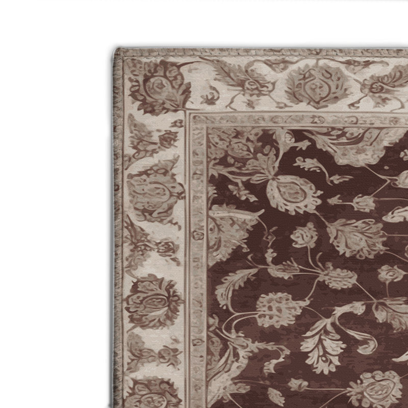 Tapis gris d'intérieur et d'extérieur Tabriz, Rectangulaire 2 pi x 3 pi