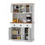 Armoire de rangement 71 po avec huche de cuisine-1246527283