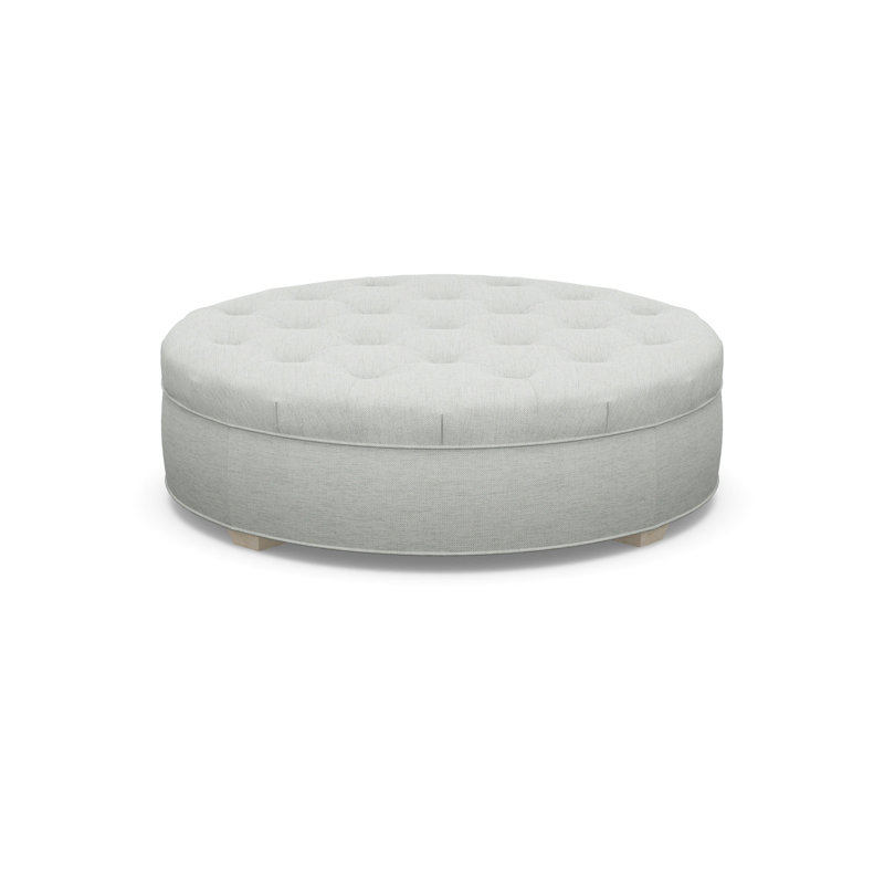 Round Ottoman, 5246-70, Sandstone