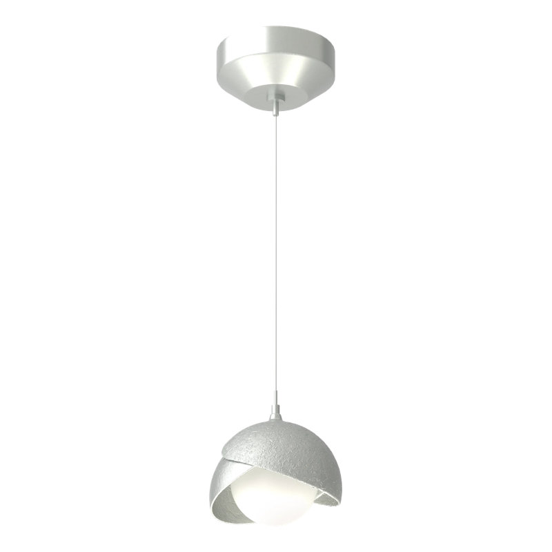 Luminaire suspendu sphère 1 lumière Brooklyn, Platine rétro, Platine rétro