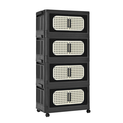 20" Side Wide Folding Storage Cabinet